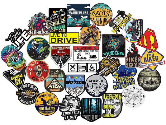 Random Sticker Pack - 30 Decals for Skateboard, Helmet, Laptop, Bicycle, Hypebeast, Bike, and Guitar - Vinyl Stickers