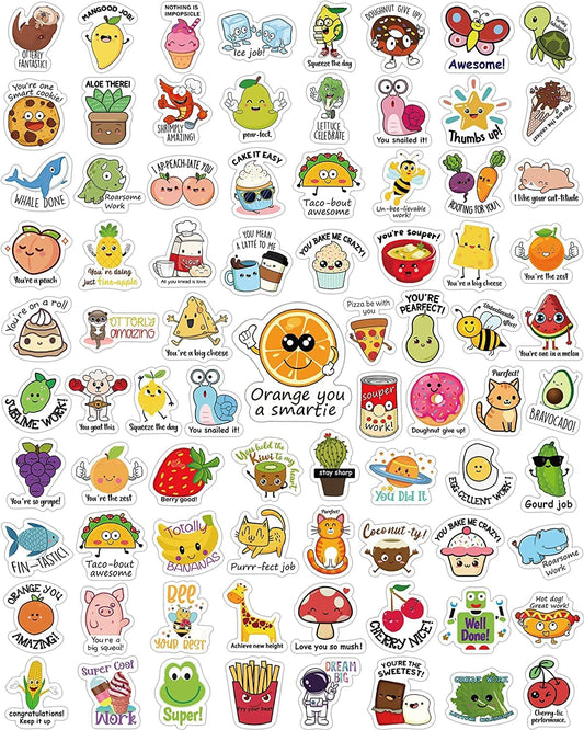 Reward Stickers for Teachers. 60 Stickers for Kids School Stickers on Sheets. Teacher Supplies for Classroom, Potty Training Stickers, Motivational Stickers